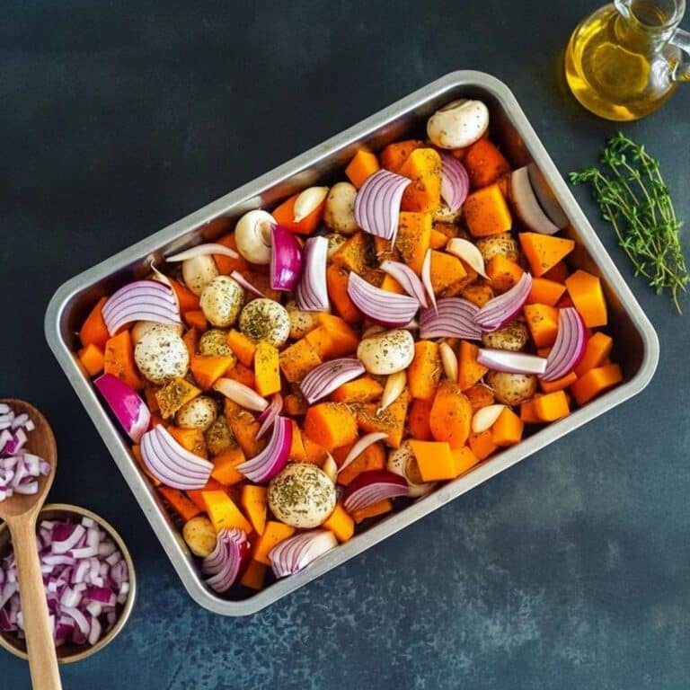Recette légumes plat complet hiver : ratatouille d’hiver rôtie, simple et réconfortante