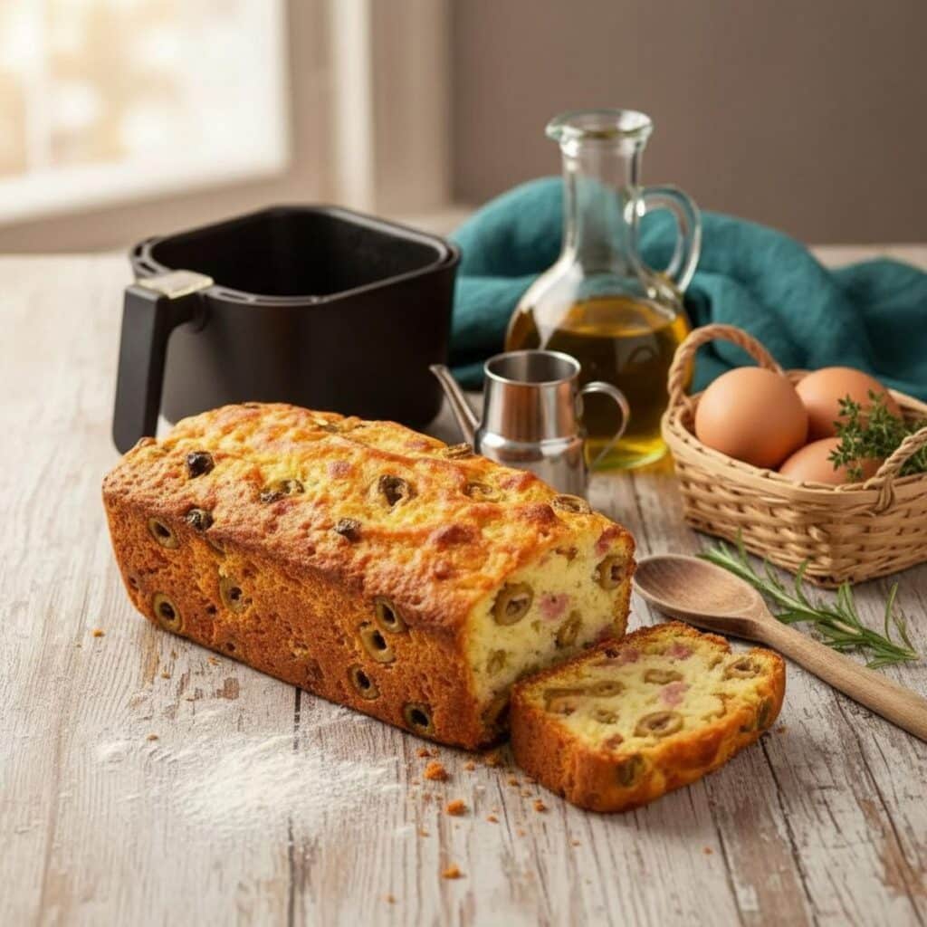 Cake salé à l’airfryer : recette express