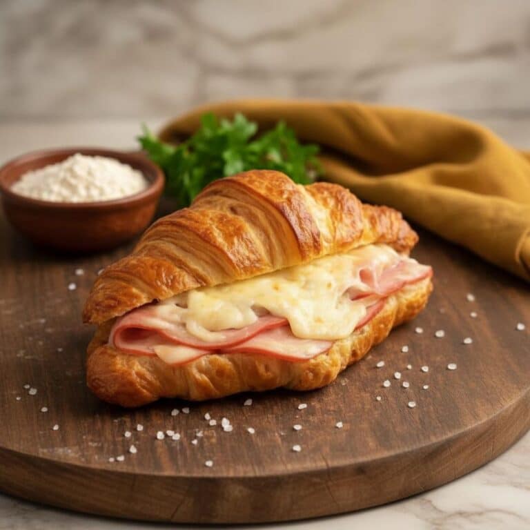 Croissants au jambon : cuisson express à l’airfryer