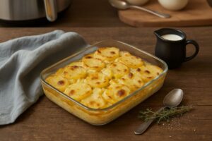 Gratin dauphinois Airfryer : fondant et express noté 4,5 sur 5