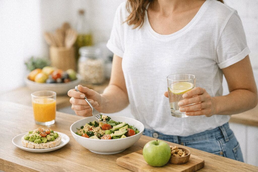 Manger debout pour maigrir : mythe ou vraie astuce minceur ? On a vérifié pour vous