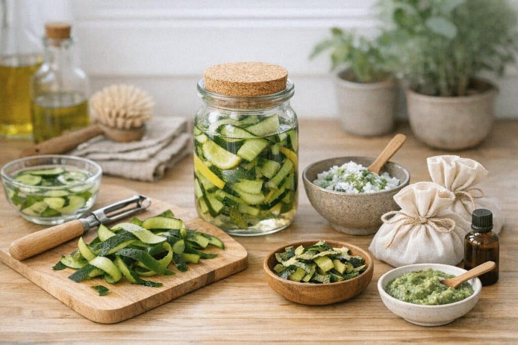 Ne jetez plus vos épluchures de concombre : 4 usages malins qui font économiser gros