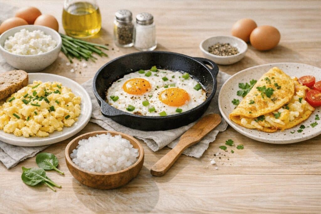Œufs brouillés, au plat, omelette : il ne faut jamais utiliser cet ingrédient pour les cuisiner