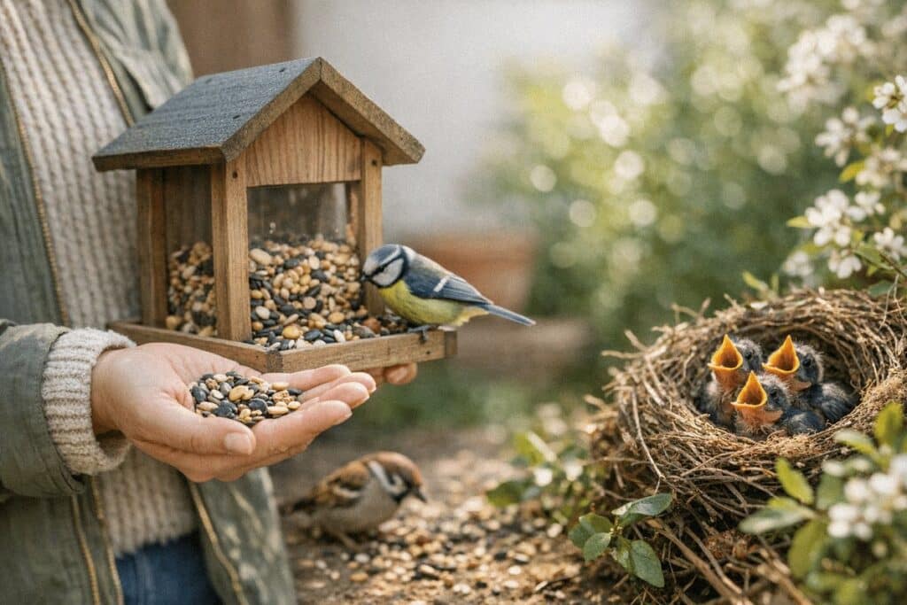 Voici pourquoi vous devez arrêter de nourrir les oiseaux de vos jardins en avril